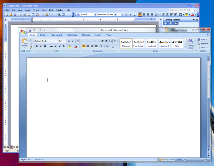 Microsoft Word 2007    Windows 7 -  2