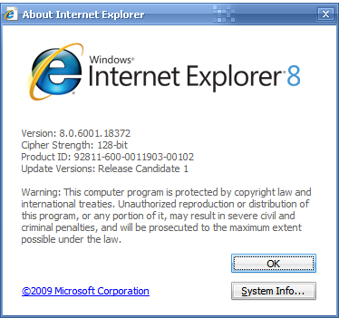 Internet Explorer 8 For Xp 8 0 Cbt Rar Files