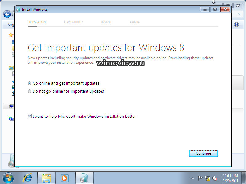 Import updater. Windows 8 install. Windows installation Screens. Installer Indo.